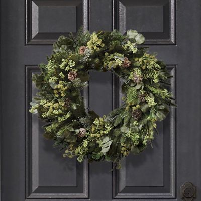 Pine & Eucalyptus Greenery Wreath | Frontgate | Frontgate