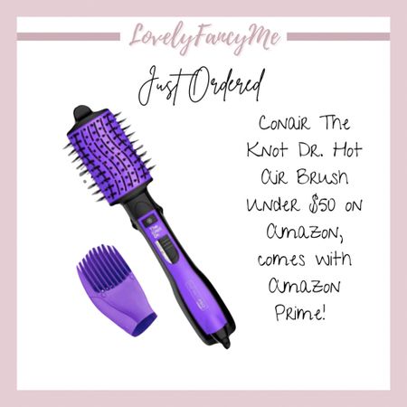 Just ordered and received the Conair the knot dr. hot air brush! Like the revlon brush but its under $50. Also linking the mini version.

 #LTKhome #LTKU #LTKSeasonal #LTKstyletip #90shair #blowout #hairstyle #blowdry #curlingwand #LTKtravel #LTKworkwear 

#LTKunder50 #LTKbeauty #LTKFind