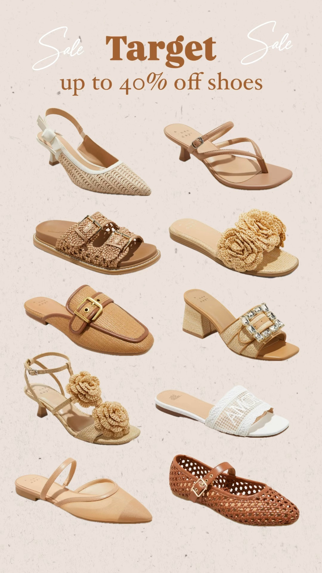 Up to 40% off shoes, slides, heels for spring and vacation 

#LTKShoeCrush #LTKTravel #LTKSaleAlert