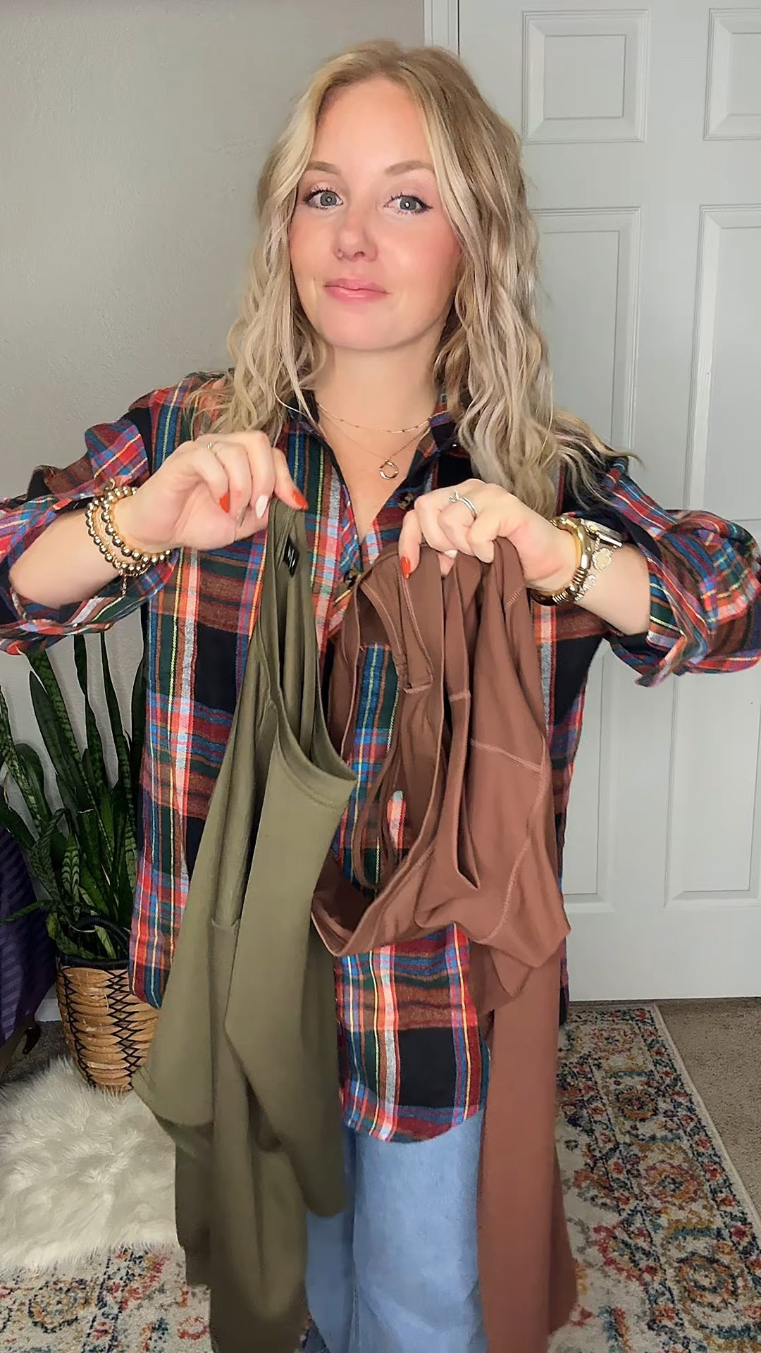 GRWM to head to the gym — brown workout leggings with matching sports bra, green long sleeve cropped tee, my Nike sneakers, and tote bag





Amazon outfits, fall outfit inspo, outfit ideas, casual outfits amazon, amazon outfits every day, outfit ideas 2026, fall outfits, fall outfits Amazon, midsize fall outfit inspo, petite outfits for fall, Amazon fall fashion, casual fall style, trending fall fashion, September outfit ideas, autumn outfits, amazon activewear, amazon gym outfit, gym clothes, workout clothes

#LTKootd #LTKActive #LTKPetite