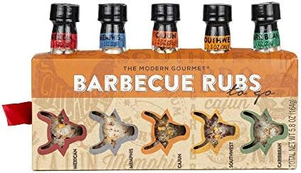 Thoughtfully Gifts, Barbecue Rubs To Go: Grill Edition Gift Set, Includes 5 Unique BBQ Rubs: Caju... | Amazon (US)