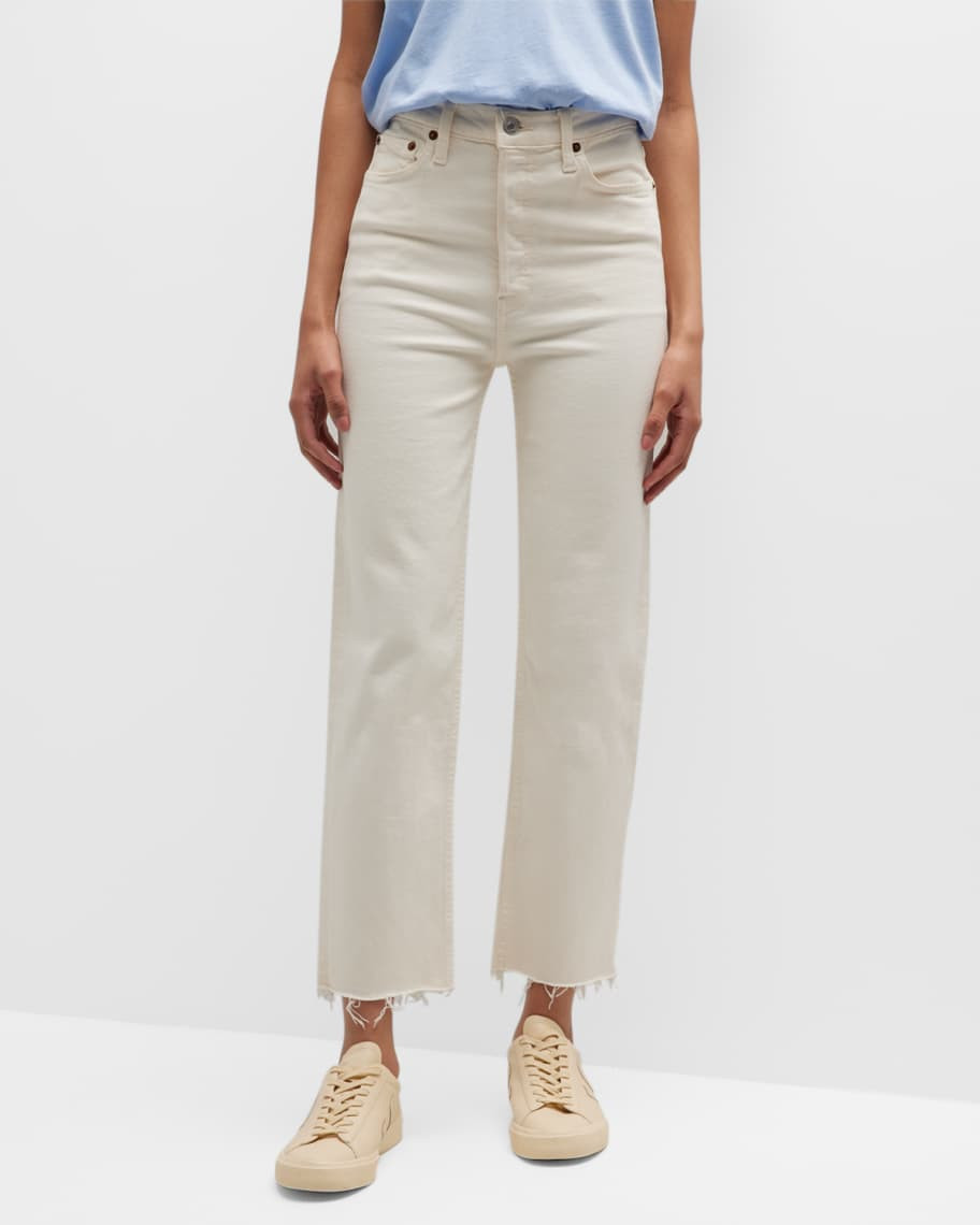 RE/DONE 70s Stovepipe Ankle Jeans | Neiman Marcus