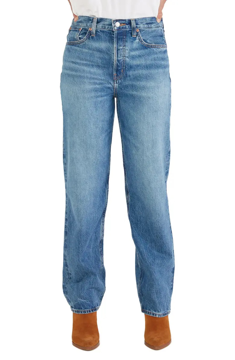 ÉTICA Tyler High Waist Straight Leg Ankle Jeans | Nordstrom | Nordstrom