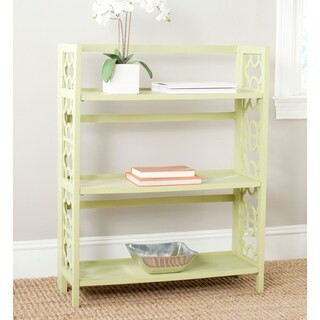 Safavieh Natalie Avocado Green Low Bookcase - 33.5" x 13.4" x 42.5" | Bed Bath & Beyond