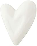 Creative Co-Op White Ceramic Heart Ring Dish, 2.75" L x 2.25" W | Amazon (US)