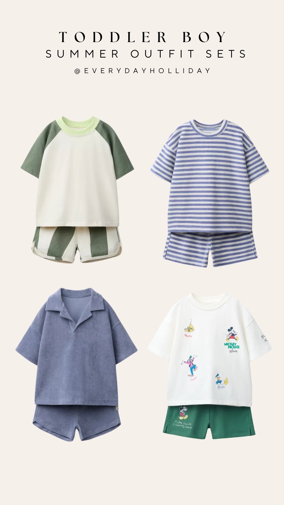 Toddler boy summer sets are my easy button — grab a matching two-piece and he’s dressed. The terry polo and the colorblock set are my picks. All Zara, all linked 😘

#LTKootd #LTKKids #LTKBaby