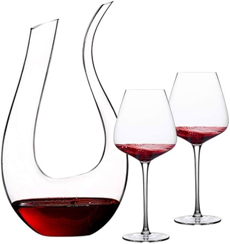 Goblet Wine Glasses Cup with Long Stem Crystal Red Wine Glasses Hand Blown Premium Modern Goblet ... | Amazon (US)