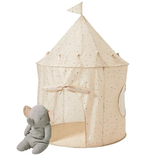 3 Sprouts Kids Play Tent - Sustainable Recycled Fabric – Fun Spacious Childs Playhouse for Indoor Games for Boys & Girls - Durable Fort Pop Up House for Toddlers & Children Age 3-10 - Terrazzo Beige | Amazon (CA)