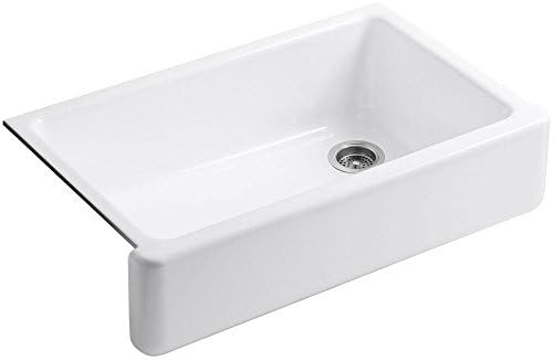 KOHLER 6489-0 Whitehaven UC 36 Tall Apron Sink, One Size, White | Amazon (US)
