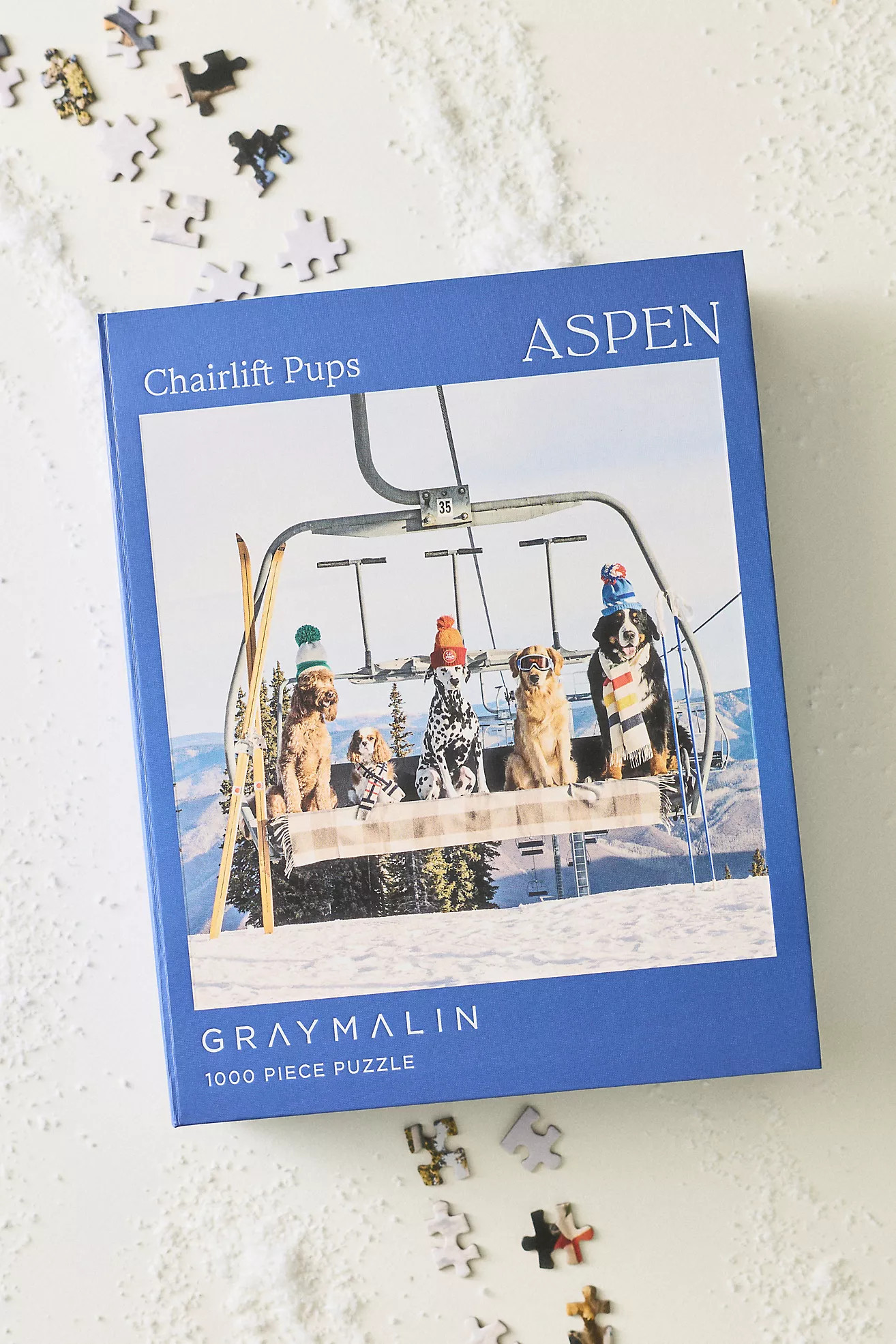 Gray Malin Aspen 1000-Piece Book Box Puzzle | Anthropologie (US)