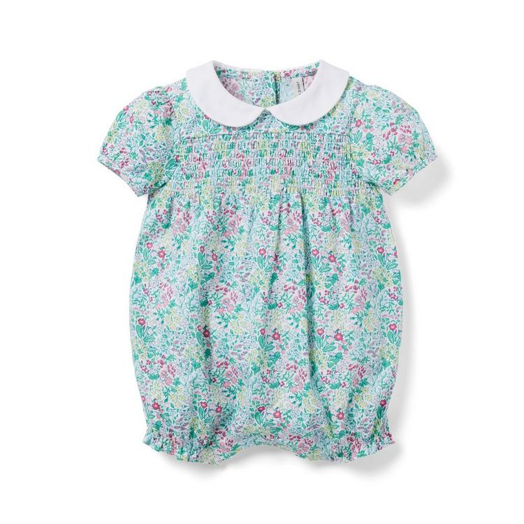 Baby Floral Smocked Romper | Janie and Jack