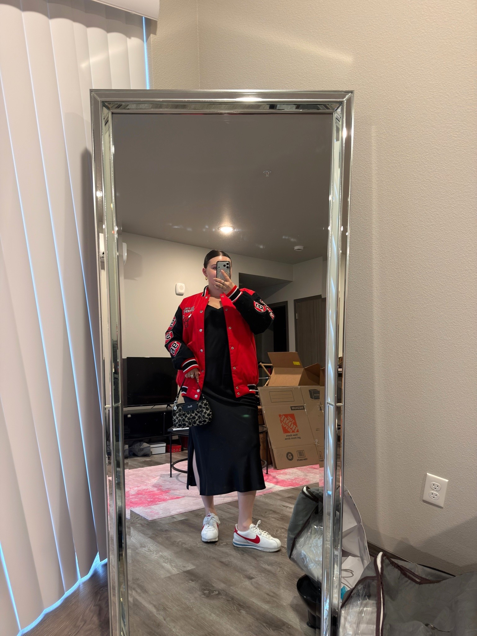 What I actually wore to the back to the future musical! Let’s pretend this is 80s inspired 🤣

I’m wearing a men’s XL jacket, a L dress and size 9 sneakers

#LTKootd #LTKMidsize #LTKWorkwear