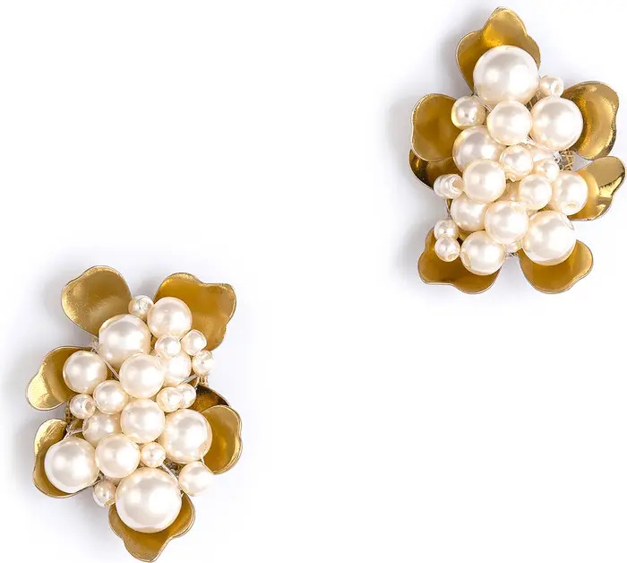Nea Imitation Pearl Drop Earrings | Nordstrom