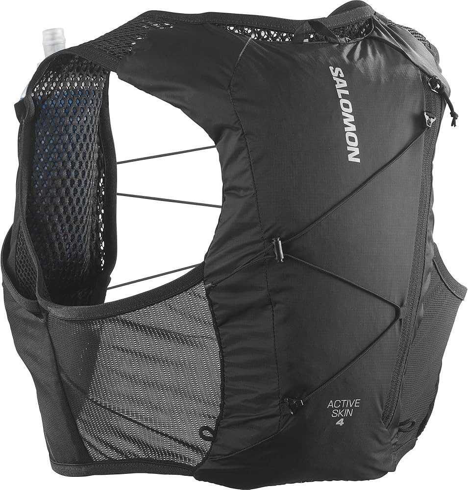 Salomon Unisex Active Skin 4, Hydration & Storage Vest with 500ml Flasks Included | Amazon (US)