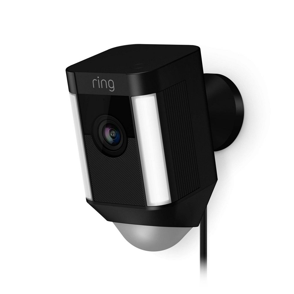 Ring Spotlight Cam Wired (plug-In) - Black (8SH1P7-BEN0) | Target
