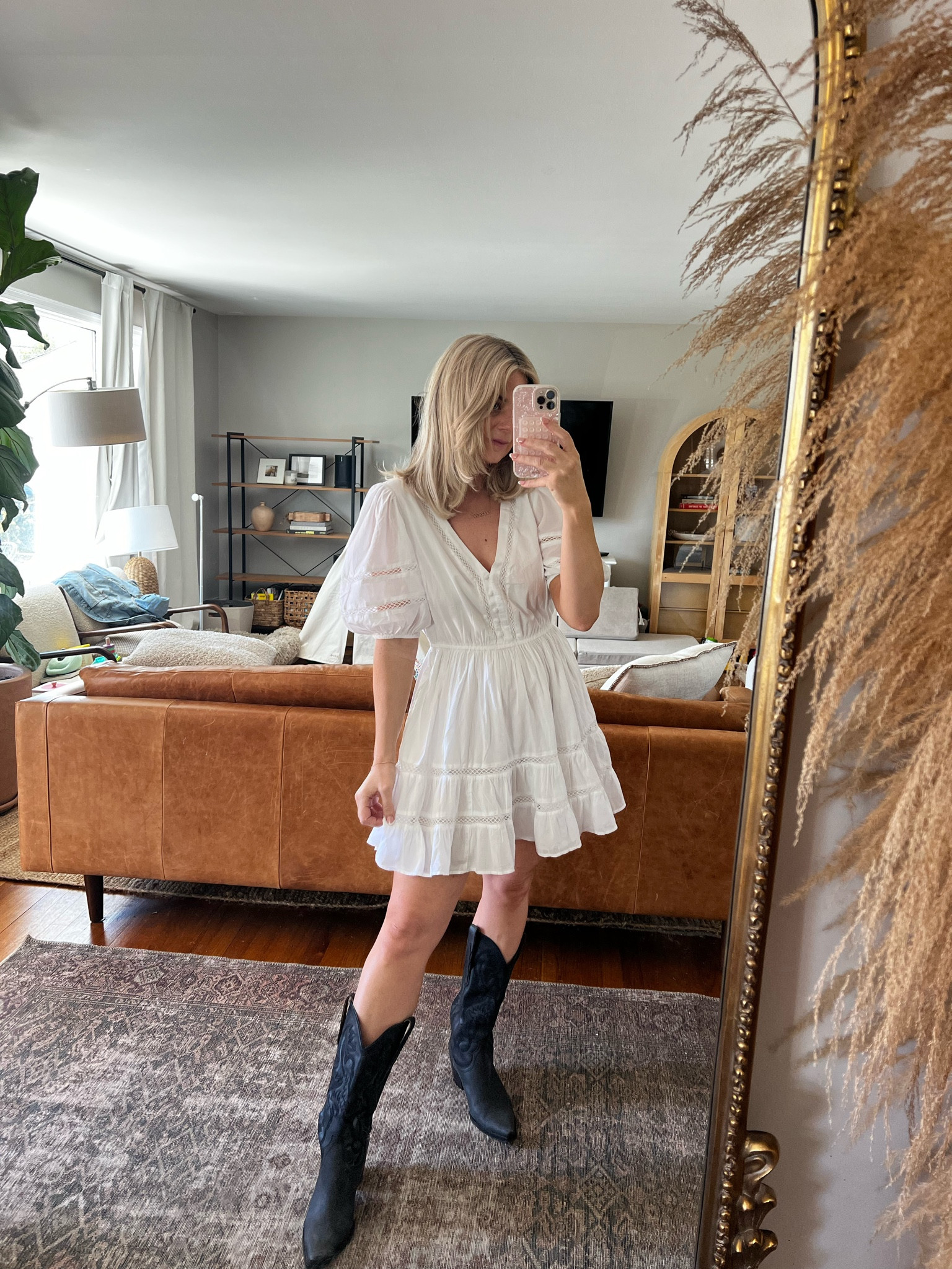 Puff sleeve white dress, size medium 

White dress; Abercrombie dress, spring dress, Easter dress, boho dress 

#LTKunder50 #LTKunder100 #LTKSeasonal