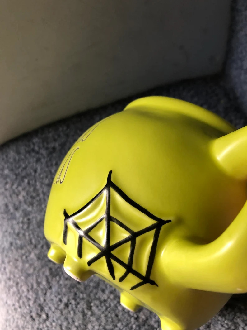 Rae Dunn New Halloween Neon Green Witch's Cauldron Mug Hocus Pocus W/ Spiderweb - Etsy | Etsy (US)