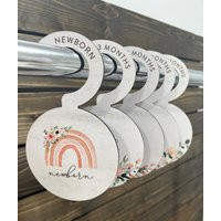 Baby Closet Dividers Handmade, Nursery Clothes Dividers, Floral Rainbow, Organizer, Shower Gift, Gifts | Etsy (US)