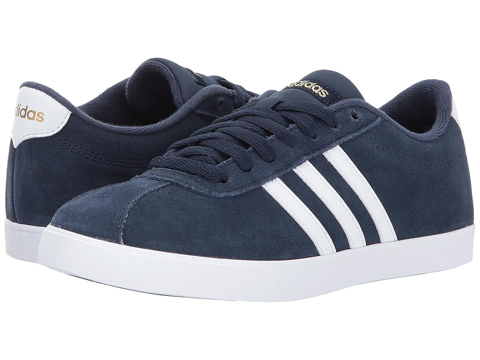 adidas Courtset (Navy/White/Gold) Women's Lace up casual Shoes | 6pm