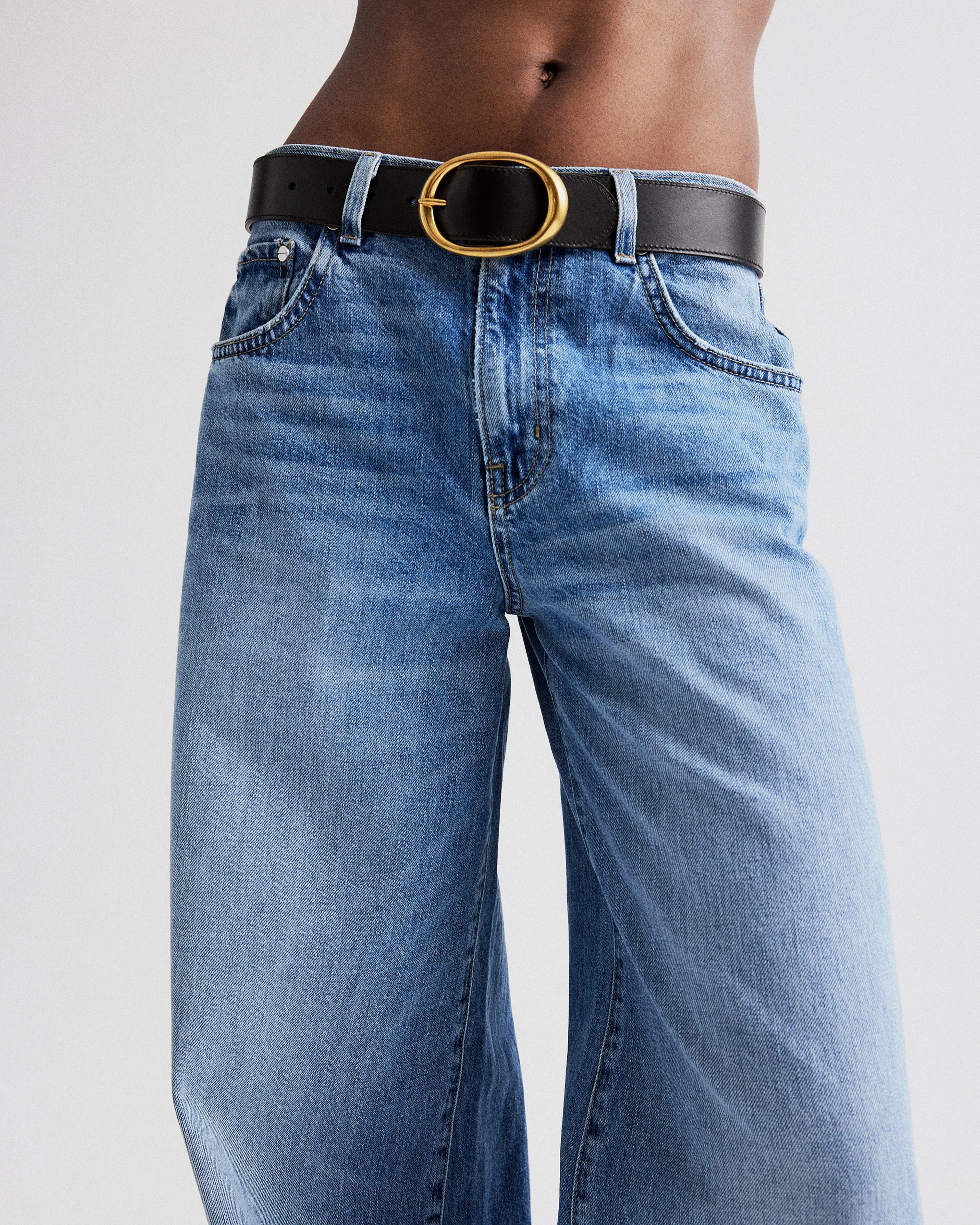 Tiny Dancer Jean in Vintage Wash Denim | TWP