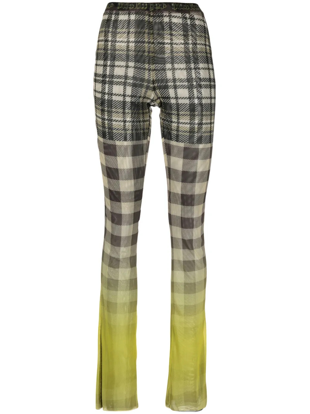 Ottolinger Checked straight-leg Trousers  - Farfetch | Farfetch Global