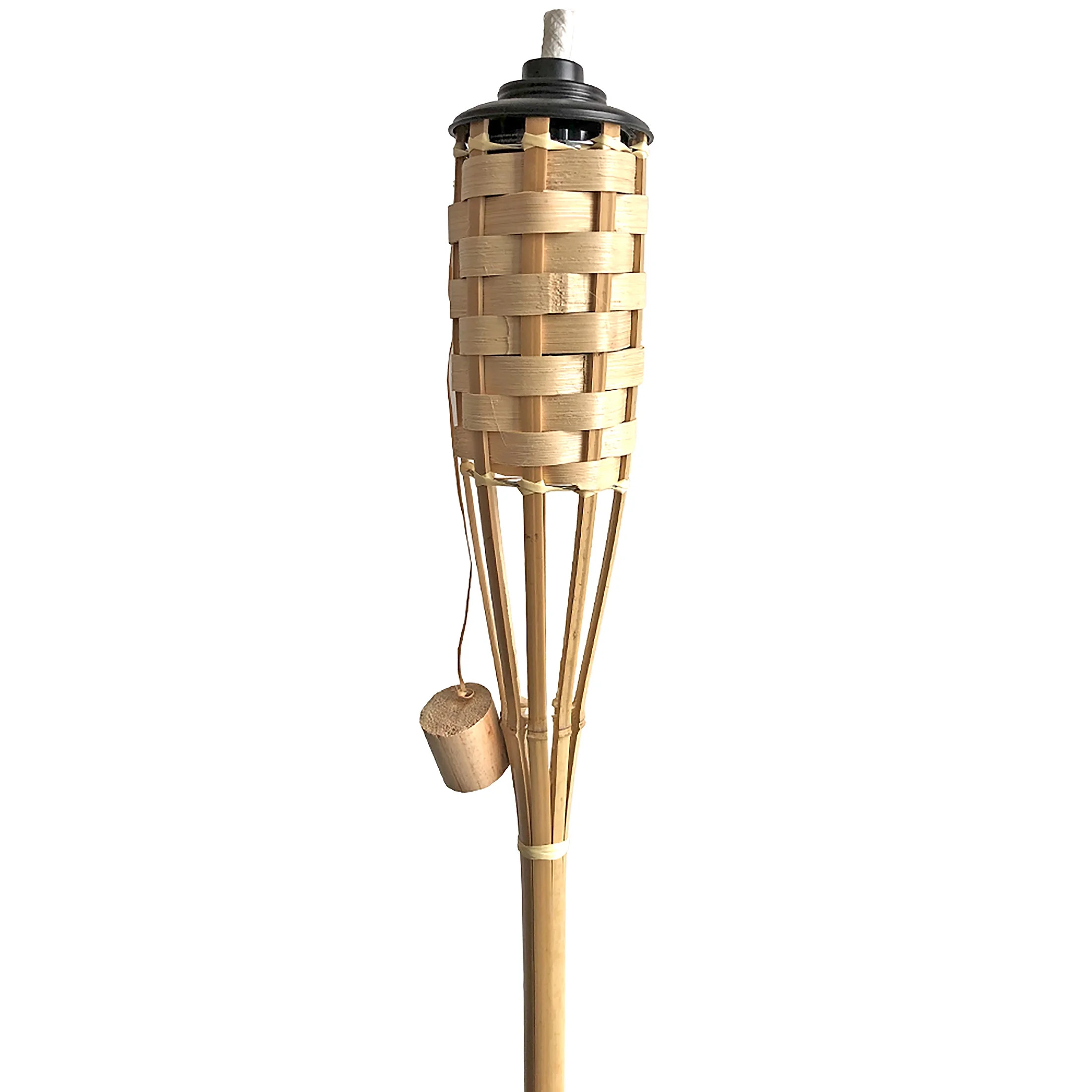 Mainstays Bamboo Lawn & Garden Torch - 57 Inch | Made From Real Bamboo | Fiberglass Wick | Outdoo... | Walmart (US)