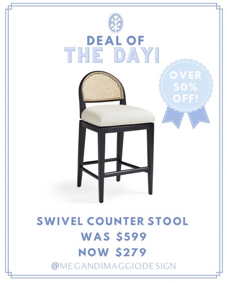 And maybe the best deal of the day!! This cane back SWIVEL kitchen counter stool is OVER 50% OFF making it just $279!! 🤯🙌🏻😍 Available in counter or bar stool height and Black or a pretty grey (also linked!!) These will go fast so don’t wait on these!! 🏃🏼‍♀️🏃🏼‍♀️🏃🏼‍♀️

#LTKsalealert #LTKFind #LTKhome