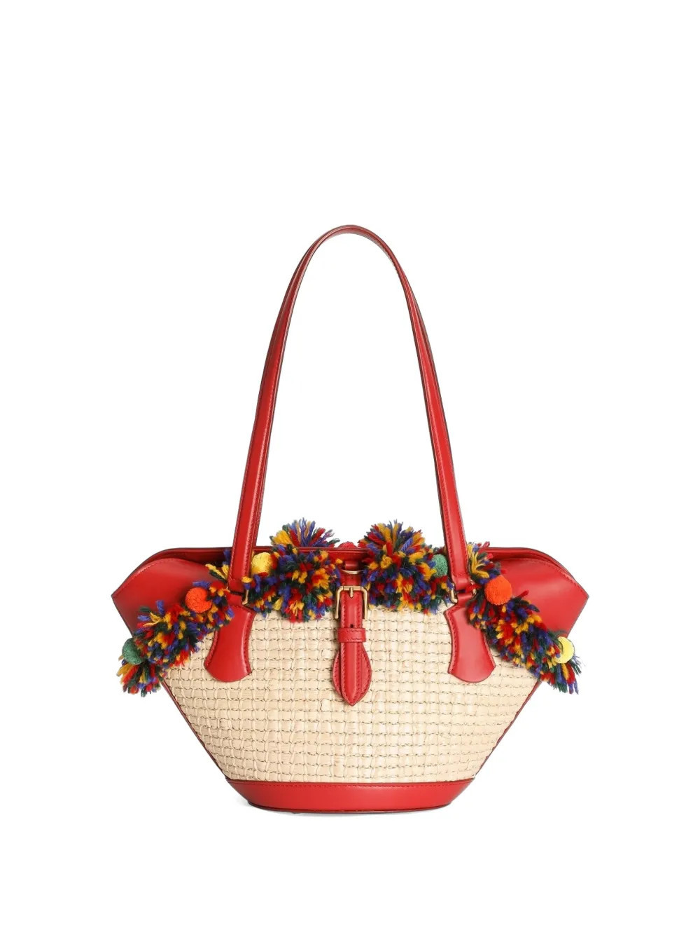 Dolce & Gabbana raffia coffa Capri bag - Neutrals | Farfetch Global