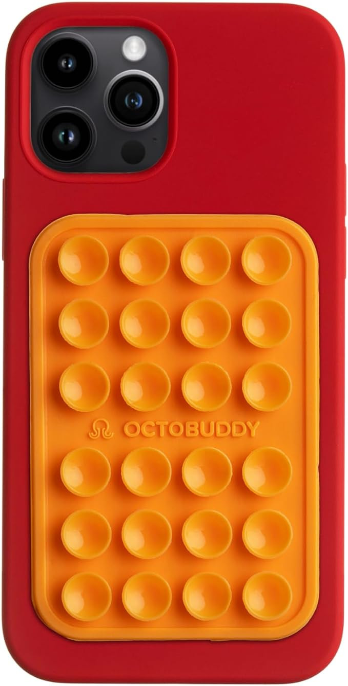OCTOBUDDY Classic - Silicone Suction Phone Case Adhesive Mount - Hands-Free, Strong Grip Holder f... | Amazon (US)