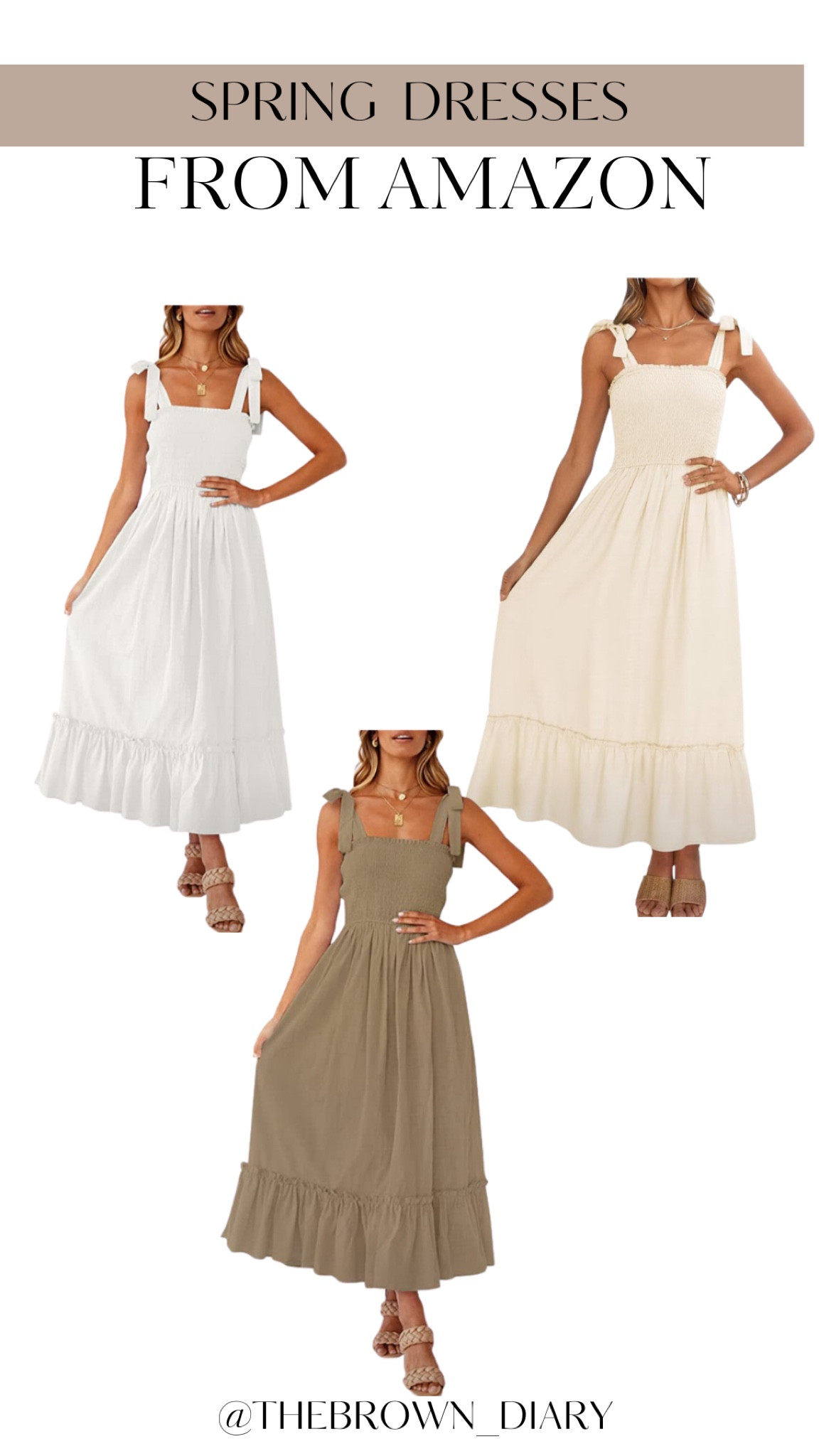 Spring Dresses at Amazon #springfashion #sundresses #springwear 

#LTKstyletip #LTKmidsize #LTKover40