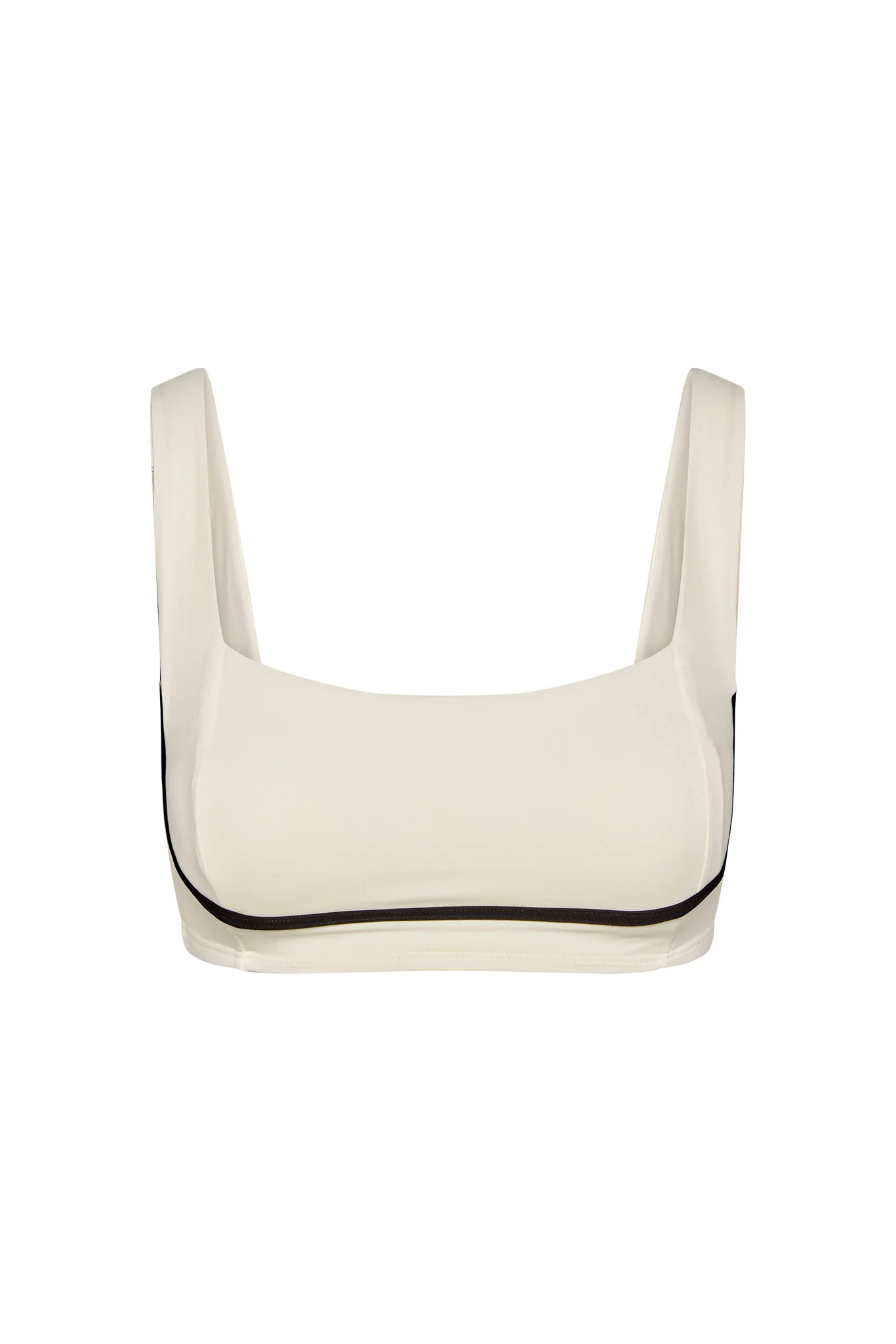 Zion Bra - Ivory/Black | Monday Swimwear