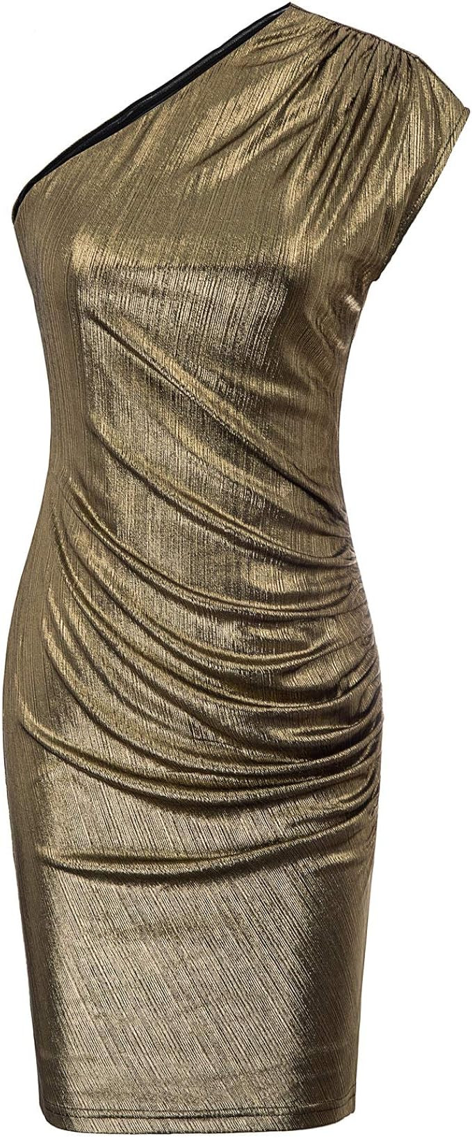 GRACE KARIN Womens Off Shoulder Ruched Bodycon Cocktail Dress Party Wedding | Amazon (US)