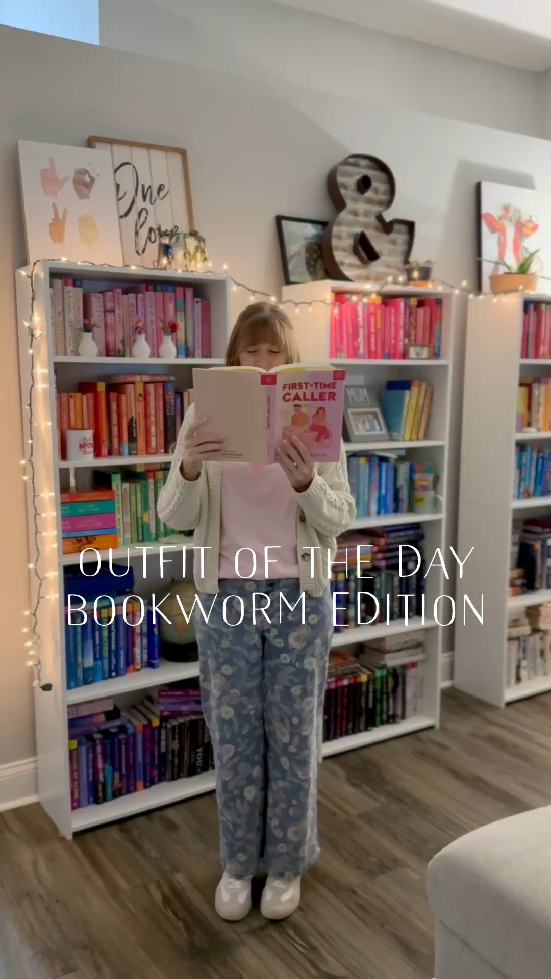 Bookish outfit with the most comfy statement pants!

#LTKdayinmylife #LTKMidsize #LTKootd