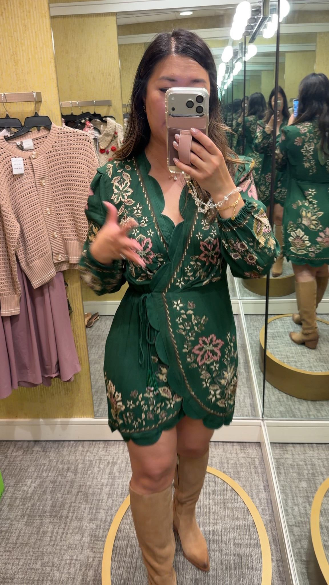 Nordstrom Sale
Farm Rio Dress: Small (could size up for length)