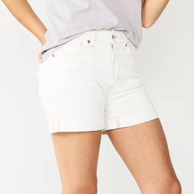Women's Sonoma Goods For Life® High Rise 5" Denim Shorts | Kohl's