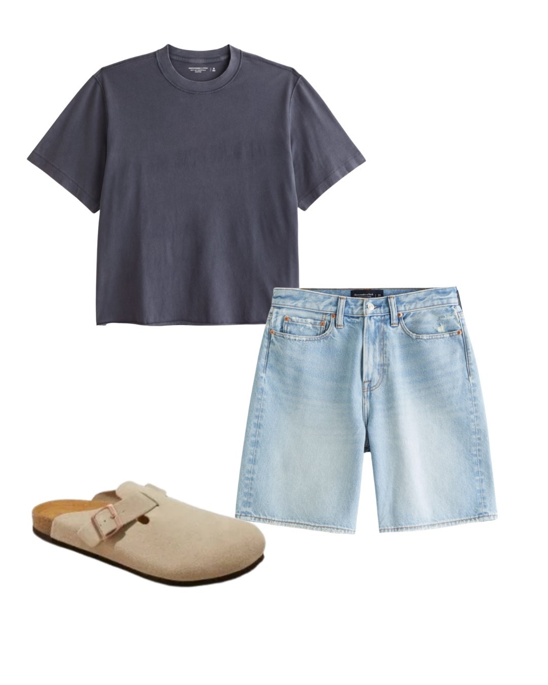 Men’s outfit idea, simple casual men’s fit, men’s jorts fit 