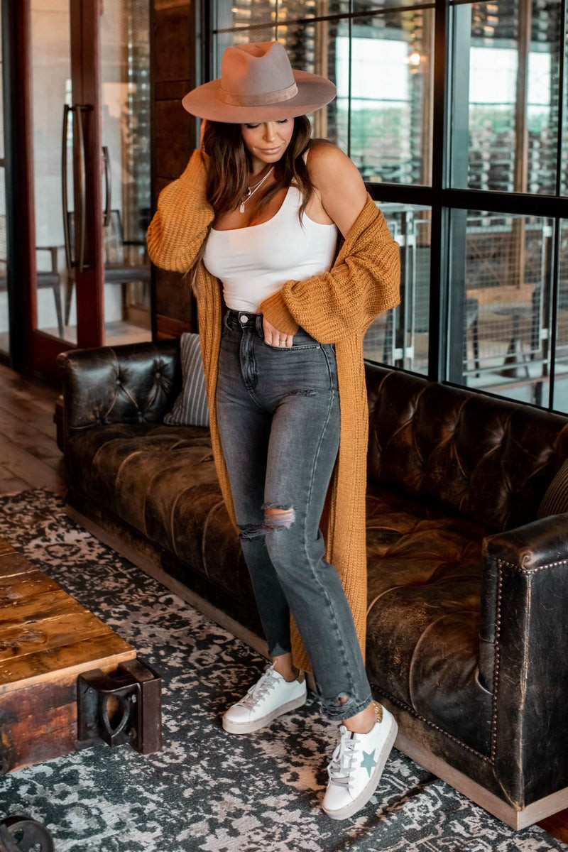 Give It A Rest Open Front Long Cardigan- 2 Colors | Apricot Lane Boutique