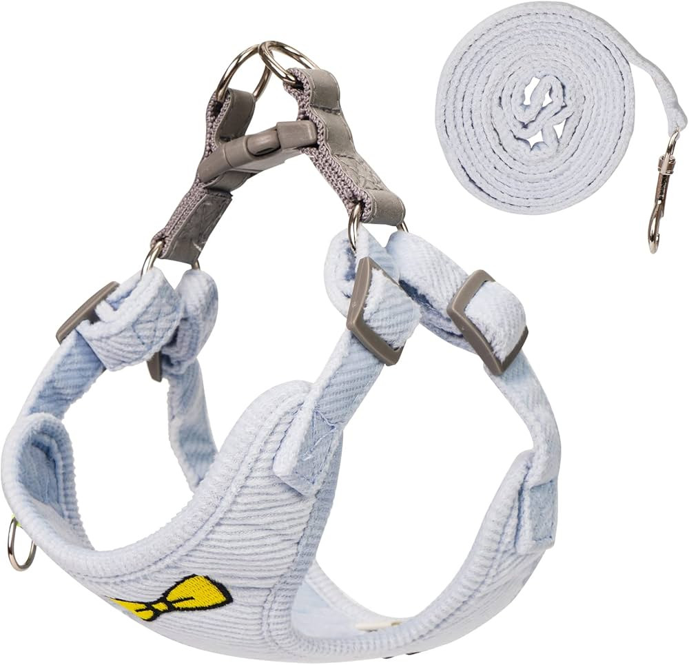 No Pull Dog Harness with Leash Pet Soft Vest Harness and Leash Set Dog Cat No Choke Escape Proof ... | Amazon (US)