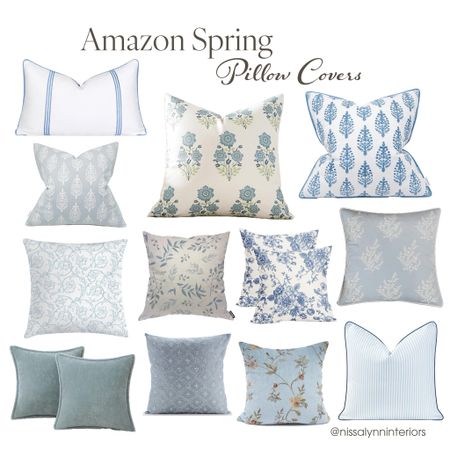 Starting off spring with fresh new pillows covers! Coastal blues are really in this year - and I’m all about it!💙

#LTKstyletip #LTKSeasonal #LTKhome