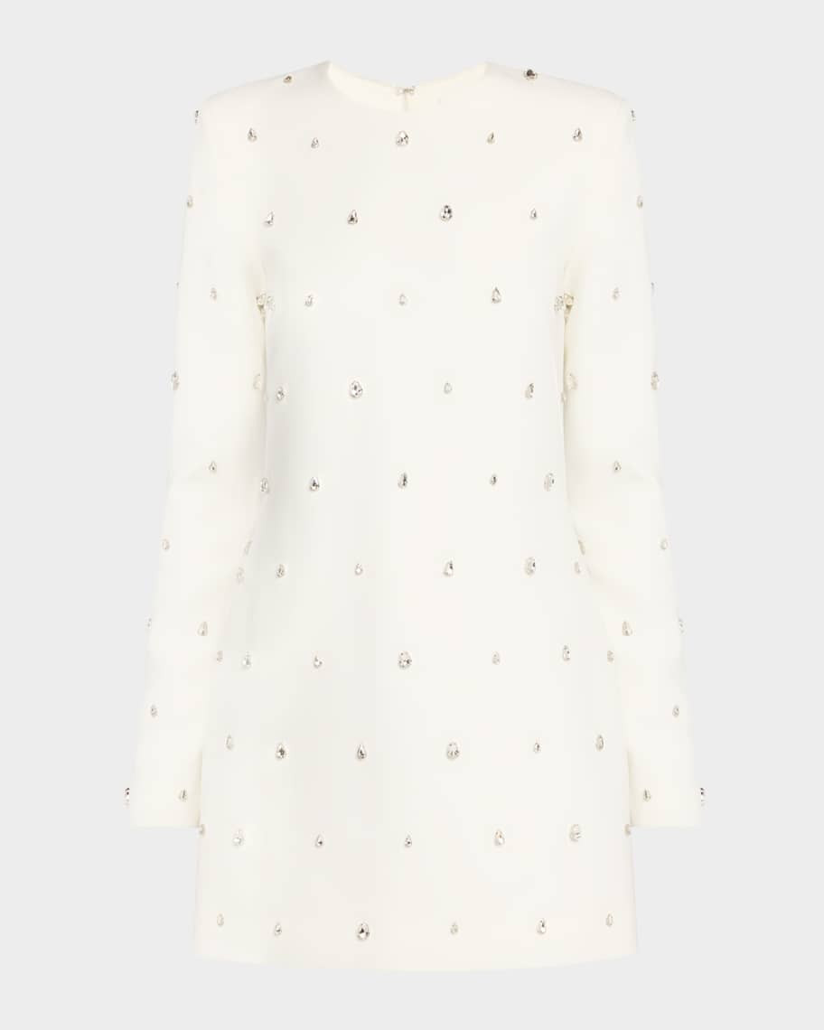 A.L.C. Kenna Embellished Long-Sleeve Mini Dress | Neiman Marcus