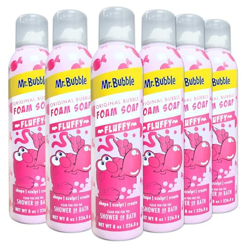 Mr. Bubble Original Foam Soap, Bubblegum Scent, 8 OZ, pack of 6 | Amazon (US)