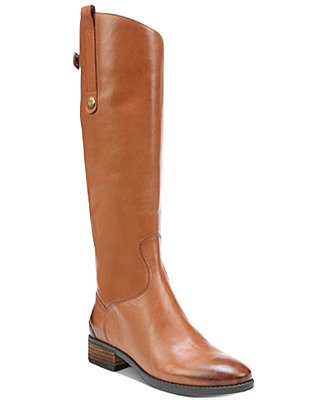 Sam Edelman Penny Wide-Calf Knee-High Riding Boots - Macy's | Macy's