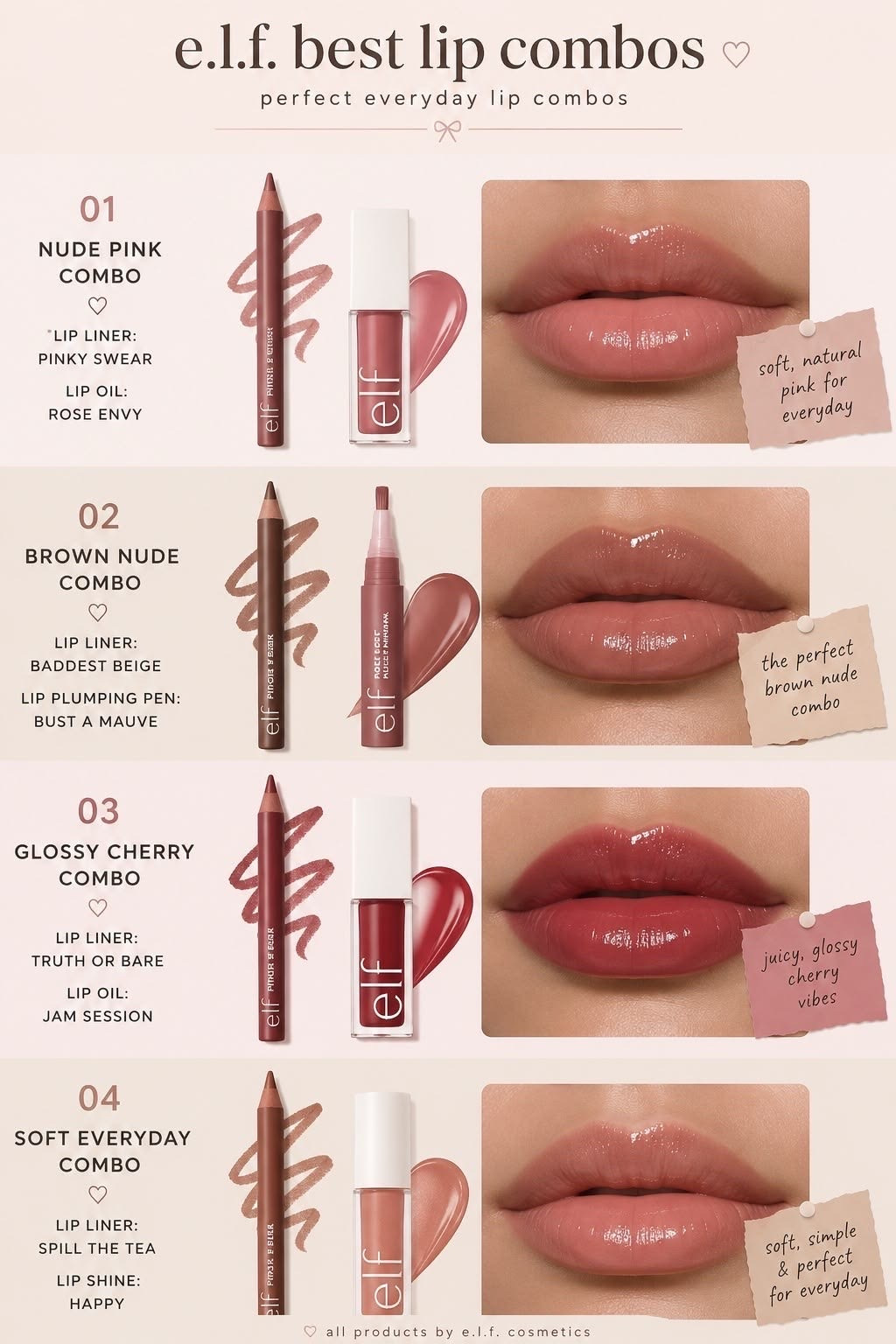 Fall lip combo trends 

Beauty finds, lip liner, lip oil, lip stain, fall beauty trends

#LTKgrwm #LTKBeauty #LTKSaleAlert