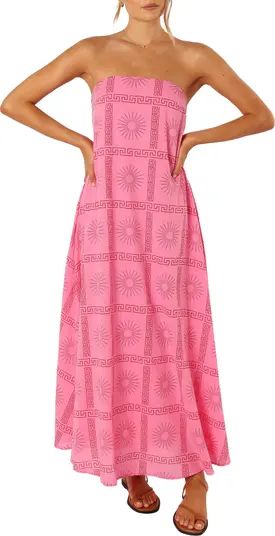 Soph Print Strapless Maxi Dress | Nordstrom