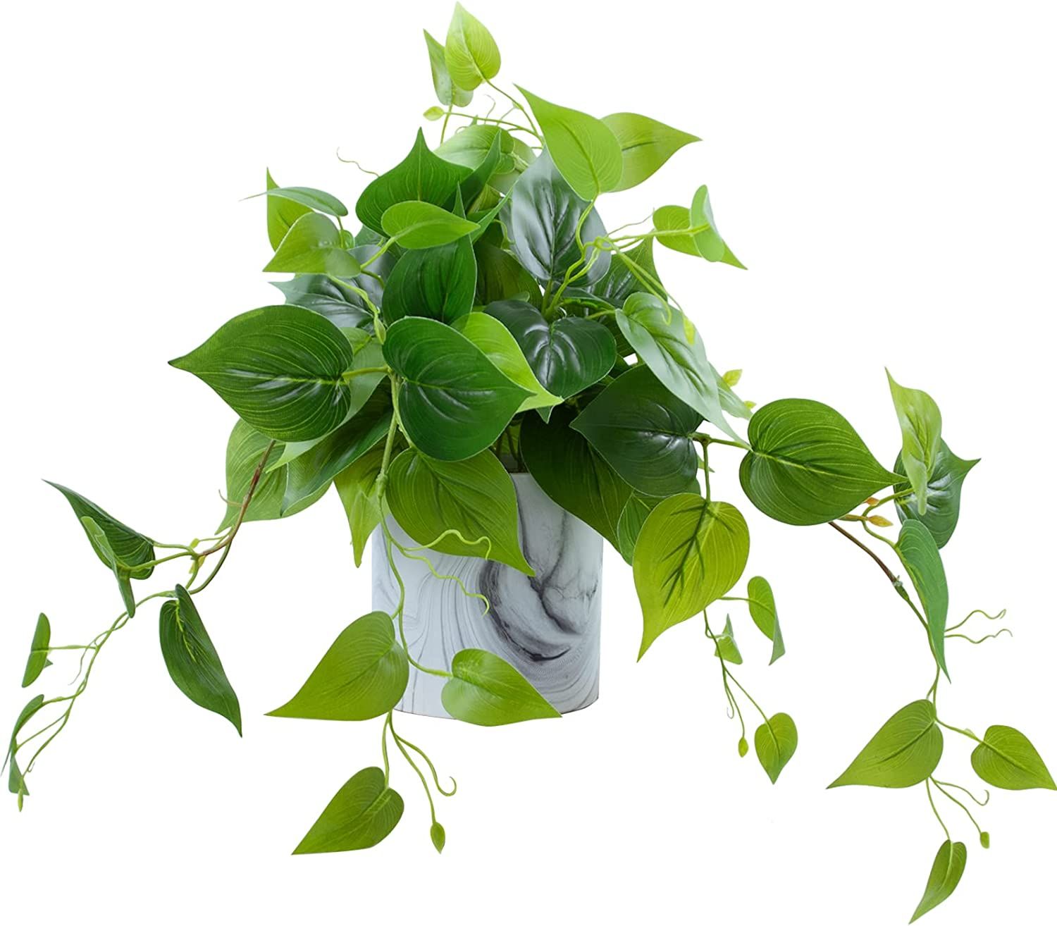 LOYWREE Artificial Plants for Home Decor Indoor,Faux Pothos Indoor Green Realistic Fake Plant for... | Amazon (US)