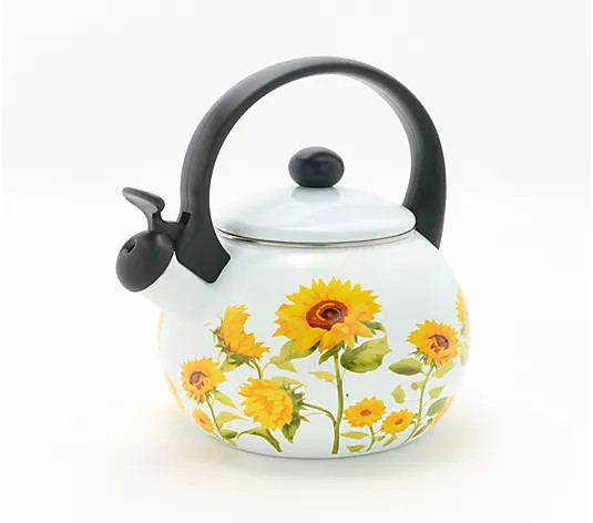 Make Your Selection: Temp-tations Harvest 2.3-qt Enamel on Steel Tea Kettle | QVC