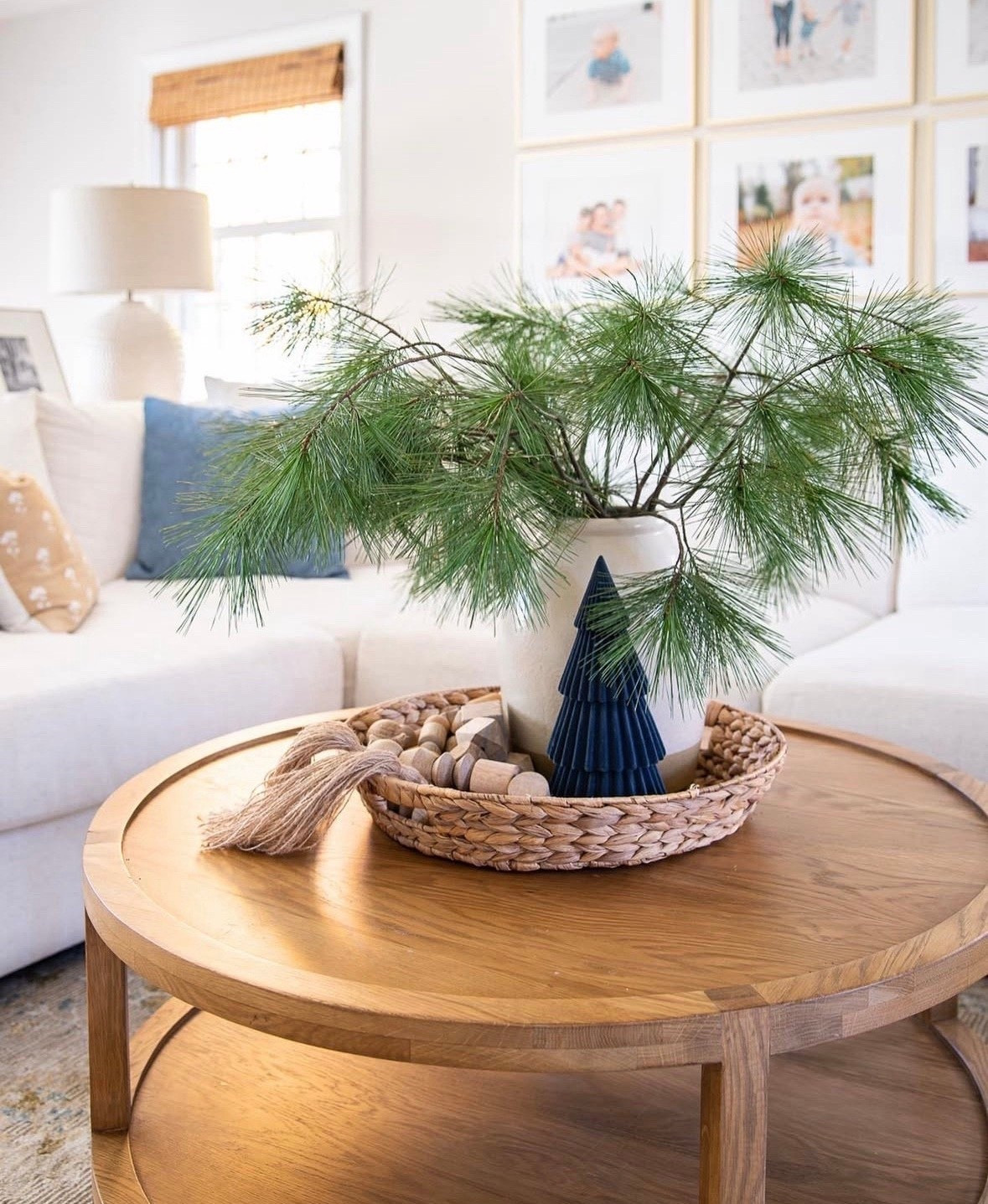 A simple coffee table Christmas styling with faux ceder greens and a mini Christmas tree! It’s as easy as that!

#LTKFindsUnder50 #LTKSeasonal #LTKHoliday