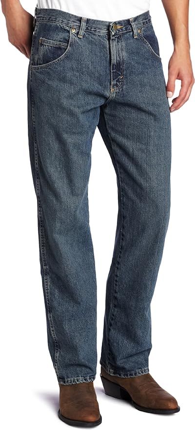 Wrangler Men's Big Rugged Wear Relaxed Straight-Fit Jean Jean | Amazon (US)