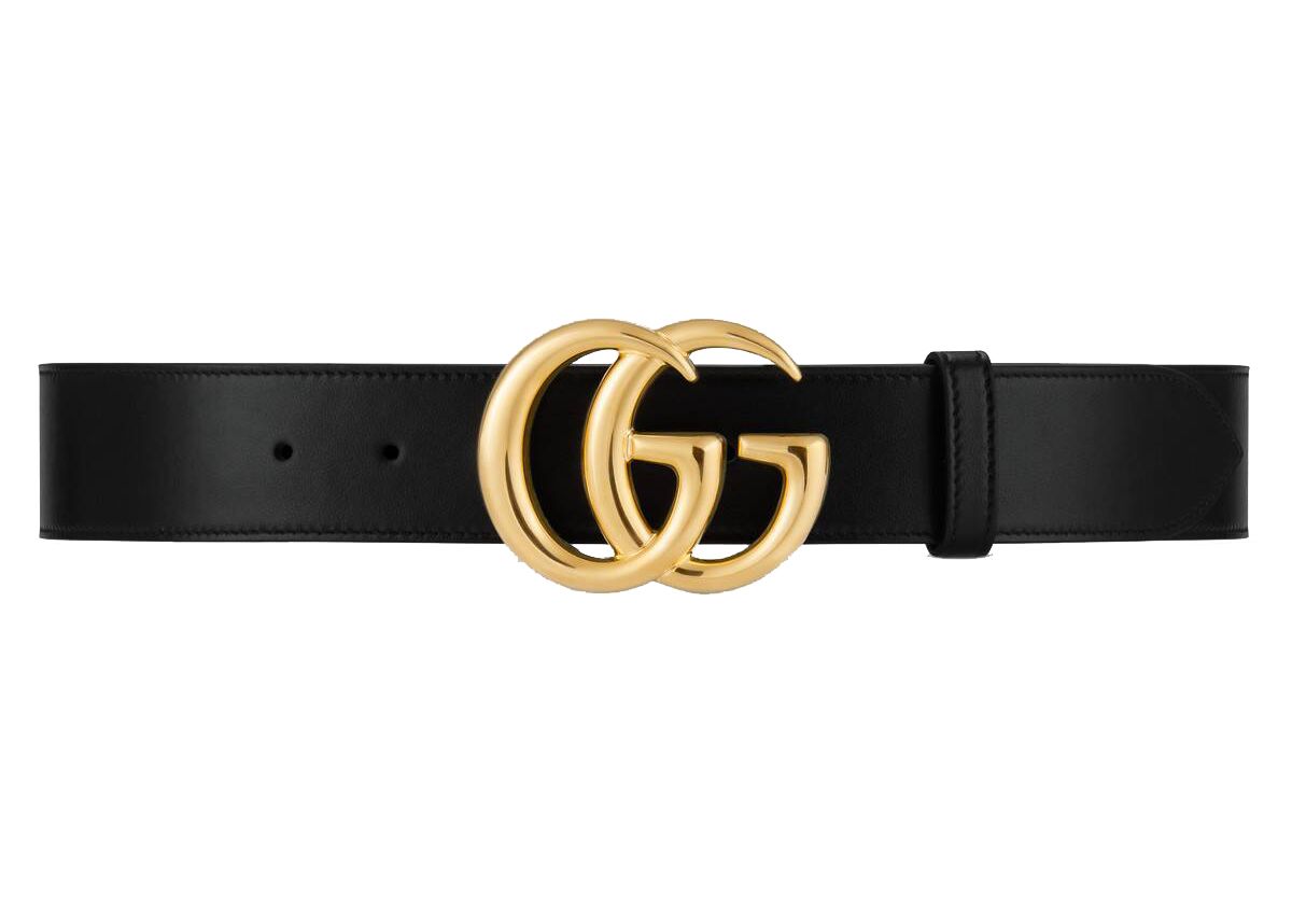 Gucci GG Marmont Belt Shiny Buckle 1.5 Width Black | StockX
