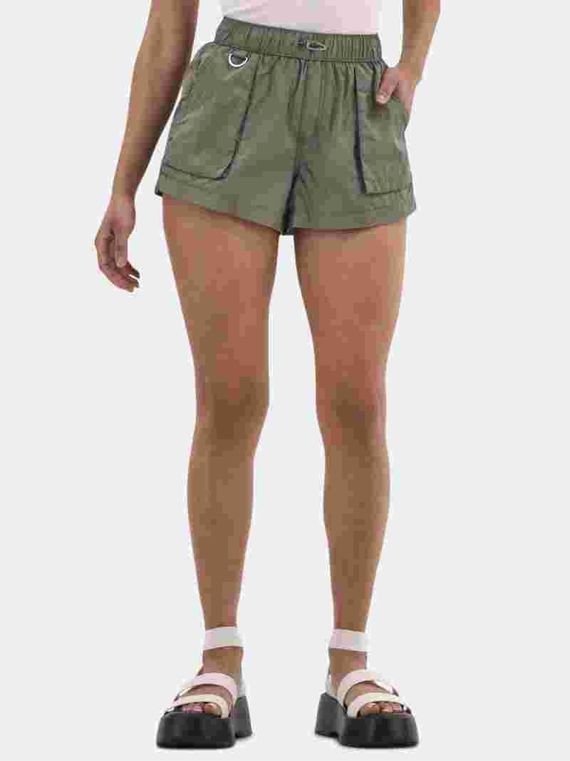 No Boundaries Bungee Shorts, 2.5" Inseam, Women's and Women's Plus | Walmart (US)